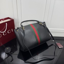 Perfette Replica Borsa a mano media Gucci Paparazzo 875019 nera Imitazione Outlet