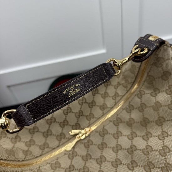 Perfette Replica Borse Gucci Brera tela GG 866938 marrone Imitazione Outlet