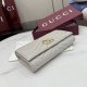 Perfette Replica Portafoglio continentale Gucci GG Marmont 443436 grigio Imitazione Outlet