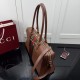 Perfette Replica Borsa Gucci Borsetto Boston media 866732/866734 Marrone Imitazione Outlet