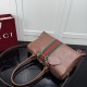 Perfette Replica Borsa Gucci Borsetto Boston media 866732/866734 Marrone Imitazione Outlet