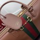 Perfette Replica Borsa Gucci Borsetto Boston media 866732/866734 Marrone Imitazione Outlet