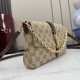 Perfette Replica Borse a tracolla Gucci Aperitivo 866720 Tela GG marrone Imitazione Outlet
