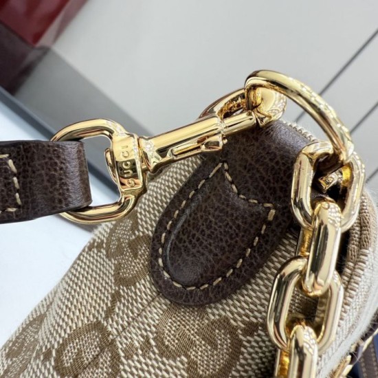 Perfette Replica Borse a tracolla Gucci Aperitivo 866720 Tela GG marrone Imitazione Outlet