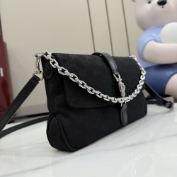 Perfette Replica Borse a tracolla Gucci Aperitivo 866720 Tela GG Nero Imitazione Outlet