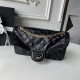 Replica Borsa Chanel Reissue 2.55 26S pelle rugosa/gonfia Double Flap A37586 nera Imitazione Fake