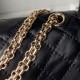 Replica Borsa Chanel Reissue 2.55 26S pelle rugosa/gonfia Double Flap A37586 nera Imitazione Fake