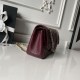 Replica Borsa Chanel Reissue 2.55 26S pelle rugosa/gonfia Double Flap A37586 Borgogna Imitazione Fake