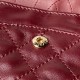 Replica Borsa Chanel Reissue 2.55 26S pelle rugosa/gonfia Double Flap A37586 Borgogna Imitazione Fake