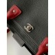 Replica Borsa tote grande Chanel Executive Cerf nera/bordeaux Imitazione Fake