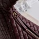 Replica Borsa a tracolla media Bottega Veneta Veneta Intrecciato Bordeaux Imitazione Fake