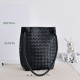 Replica Borsa a secchiello piccola Andiamo di Bottega Veneta Nero Imitazione Fake