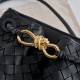 Replica Borsa a secchiello piccola Andiamo di Bottega Veneta Nero Imitazione Fake