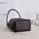 Replica Borsa a secchiello piccola Andiamo di Bottega Veneta Borgogna Imitazione Fake