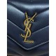 Replica Borsa piccola YSL Saint Laurent Loulou trapuntata nera Imitazione Fake
