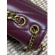 Replica Borsa piccola YSL Saint Laurent Loulou trapuntata Borgogna Imitazione Fake