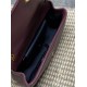 Replica Borsa piccola YSL Saint Laurent Loulou trapuntata Borgogna Imitazione Fake