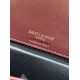 Replica Borsa piccola YSL Saint Laurent Loulou trapuntata Borgogna Imitazione Fake