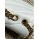 Replica Borsa piccola YSL Saint Laurent Loulou trapuntata nera Imitazione Fake