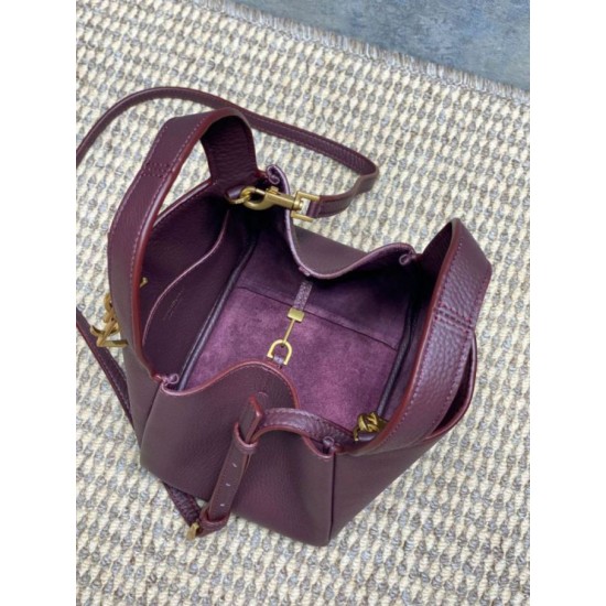 Replica Borsa tote YSL Saint Laurent Le 5 à 7 Bea Baby Bordeaux Imitazione Fake