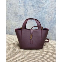 Replica Borsa tote YSL Saint Laurent Le 5 à 7 Bea Baby Bordeaux Imitazione Fake