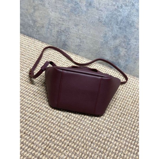 Replica Borsa tote YSL Saint Laurent Le 5 à 7 Bea Baby Bordeaux Imitazione Fake