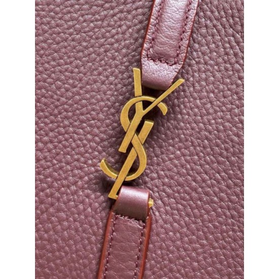Replica Borsa tote YSL Saint Laurent Le 5 à 7 Bea Baby Bordeaux Imitazione Fake