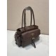 Replica Borsa tote media Prada Explore nappa 1BG596 bordeaux Imitazione Fake