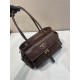 Replica Borsa tote media Prada Explore nappa 1BG596 bordeaux Imitazione Fake