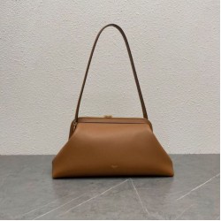 Replica Pochette Celine Doctor morbida pelle di vitello Marrone Imitazione Fake
