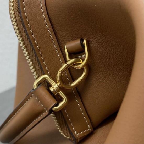 Replica Pochette Celine Doctor morbida pelle di vitello Marrone Imitazione Fake