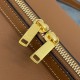 Replica Pochette Celine Doctor morbida pelle di vitello Marrone Imitazione Fake