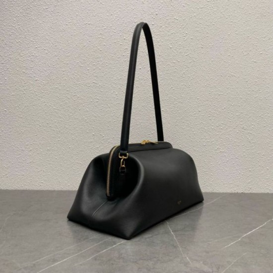 Replica Pochette Celine Doctor morbida pelle di vitello Nera Imitazione Fake