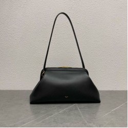 Replica Pochette Celine Doctor morbida pelle di vitello Nera Imitazione Fake