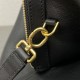 Replica Pochette Celine Doctor morbida pelle di vitello Nera Imitazione Fake