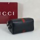 Replica Borsa da viaggio piccola Gucci Web Trademark 866980 nera Imitazione Fake