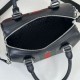 Replica Borsa da viaggio piccola Gucci Web Trademark 866980 nera Imitazione Fake