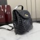 Replica Zaino Gucci Mini GG Marmont matelassé a chevron Nero Imitazione Fake