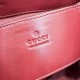 Replica Zaino Gucci Mini GG Marmont matelassé a chevron Borgogna Imitazione Fake