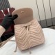 Replica Zaino Gucci Mini GG Marmont matelassé a chevron Rosa Imitazione Fake