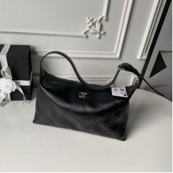 Replica Borsa a tracolla Chanel 26P Maxi Hobo AS6139 Nera Imitazione Fake