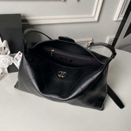 Replica Borsa a tracolla Chanel 26P Maxi Hobo AS6139 Nera Imitazione Fake
