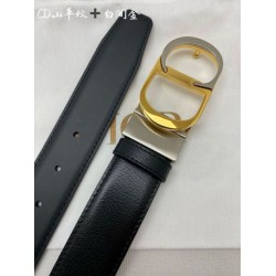 Replica Cintura reversibile Dior 30 Montaigne con fibbia a CD con logo 35MM Nero Imitazione Fake