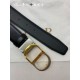 Replica Cintura reversibile Dior 30 Montaigne con fibbia a CD con logo 35MM Nero Imitazione Fake