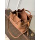 Replica Borsa tote Louis Vuitton Bella Mahina M27443 Marrone Imitazione Fake