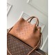 Replica Borsa tote Louis Vuitton Bella Mahina M27443 Marrone Imitazione Fake