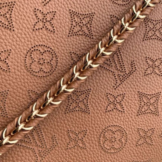 Replica Borsa tote Louis Vuitton Bella Mahina M27443 Marrone Imitazione Fake