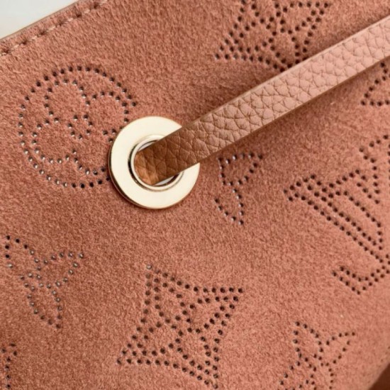 Replica Borsa tote Louis Vuitton Bella Mahina M27443 Marrone Imitazione Fake