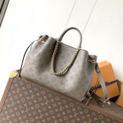 Replica Borsa tote Louis Vuitton Bella Mahina M59201 Grigio Imitazione Fake