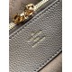 Replica Borsa tote Louis Vuitton Bella Mahina M59201 Grigio Imitazione Fake